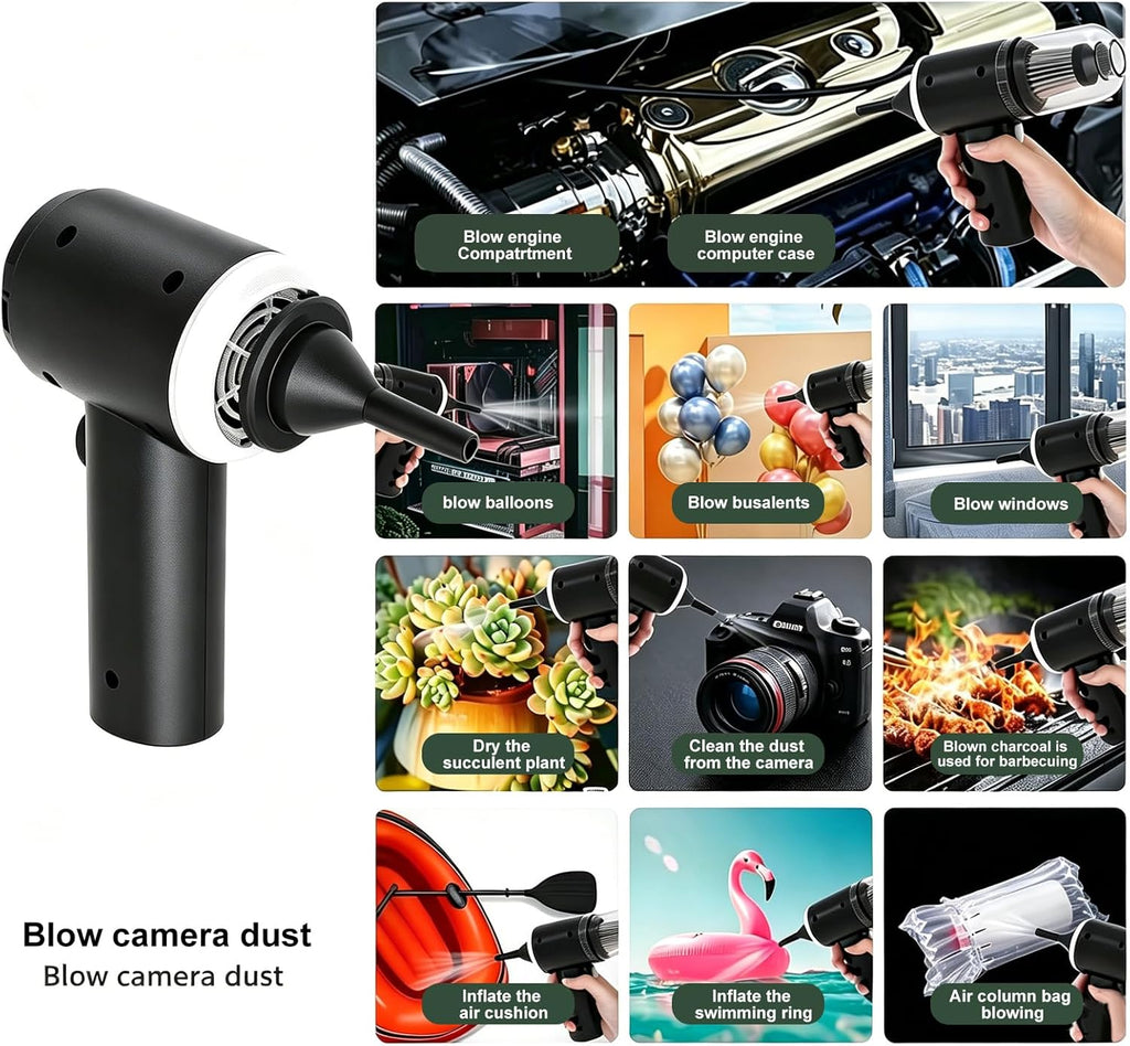 Handheld Vacuum Cleaner,Portable Rechargeable Mini Vacuum,22000Pa Power, 4-In-1 Mini Car Vacuum,Lightweight Mini for Offices, Cars, Homes, and Offices Various Scenarios