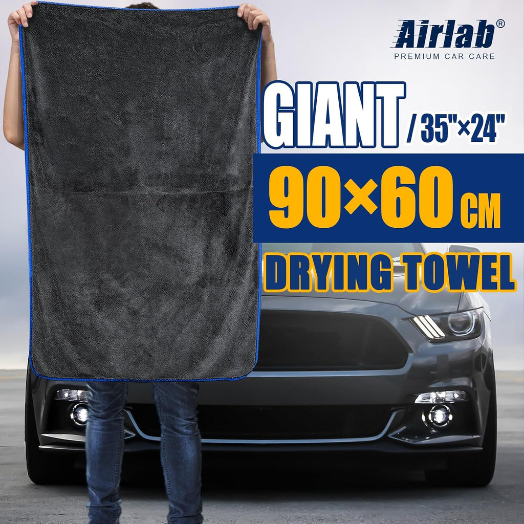 Twisted Loop Car Drying Towel Extra Large 90X60Cm XXL, 650GSM Thick