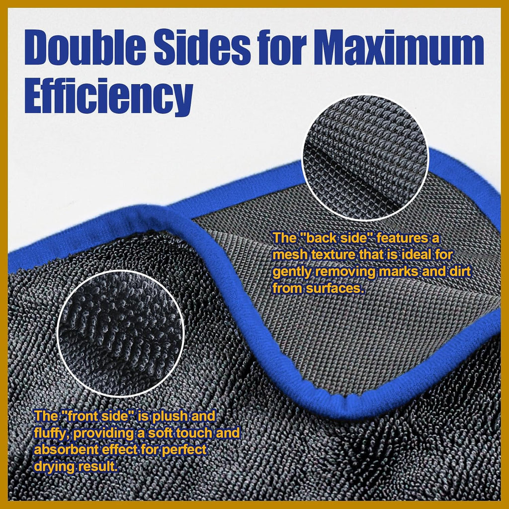 Twisted Loop Car Drying Towel Extra Large 90X60Cm XXL, 650GSM Thick