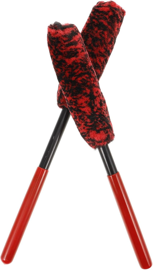 2Pcs Wheel and Tire Cleaner Brush Car Wheel Detailing Brush for Deep Cleaning Polishing Car Rims Tires Accessories