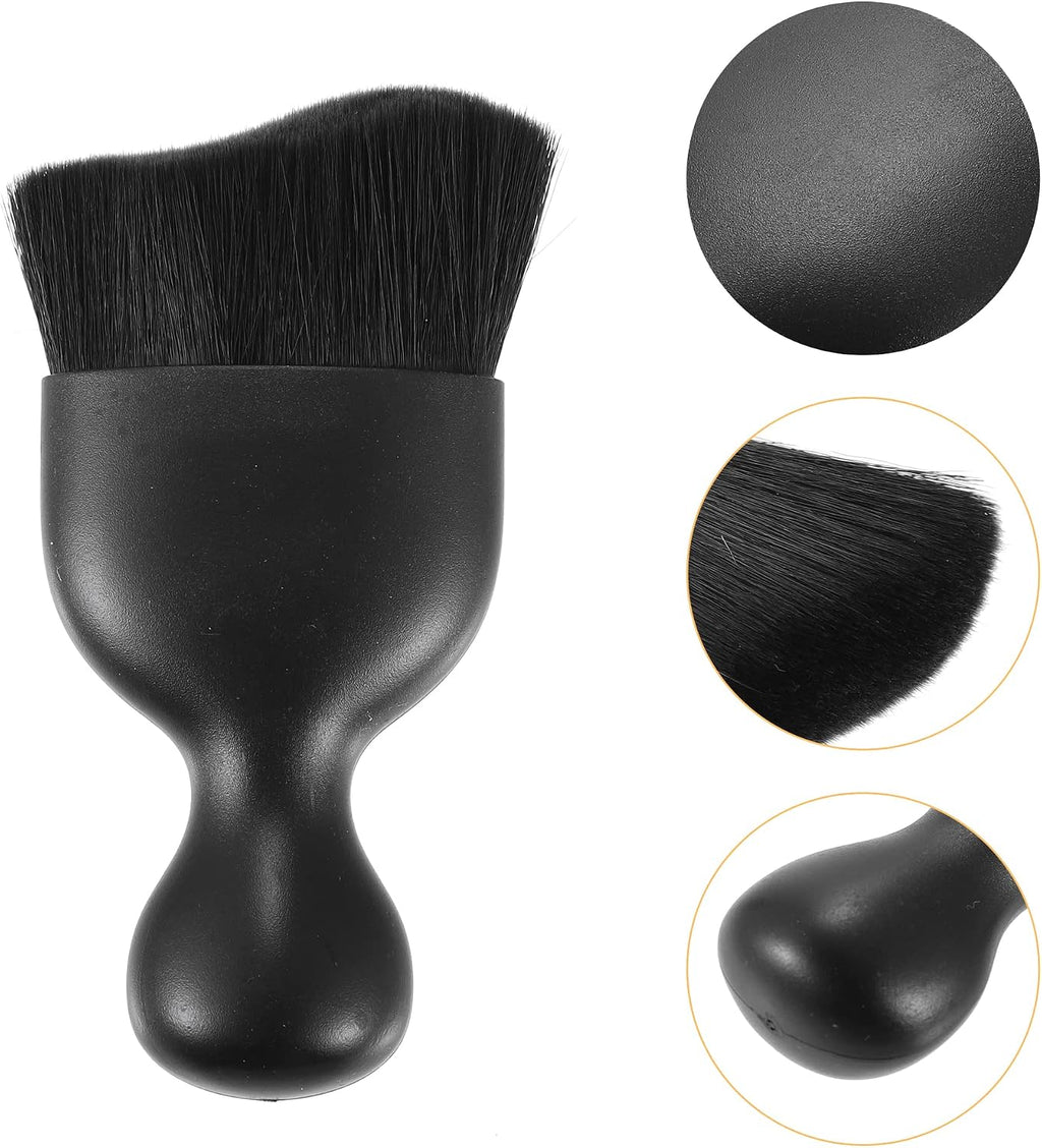 Car Interior Dust Brush Soft Bristles Detailing Brush Black